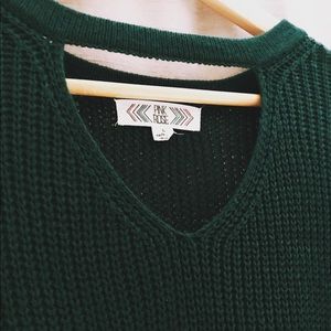Green sweater